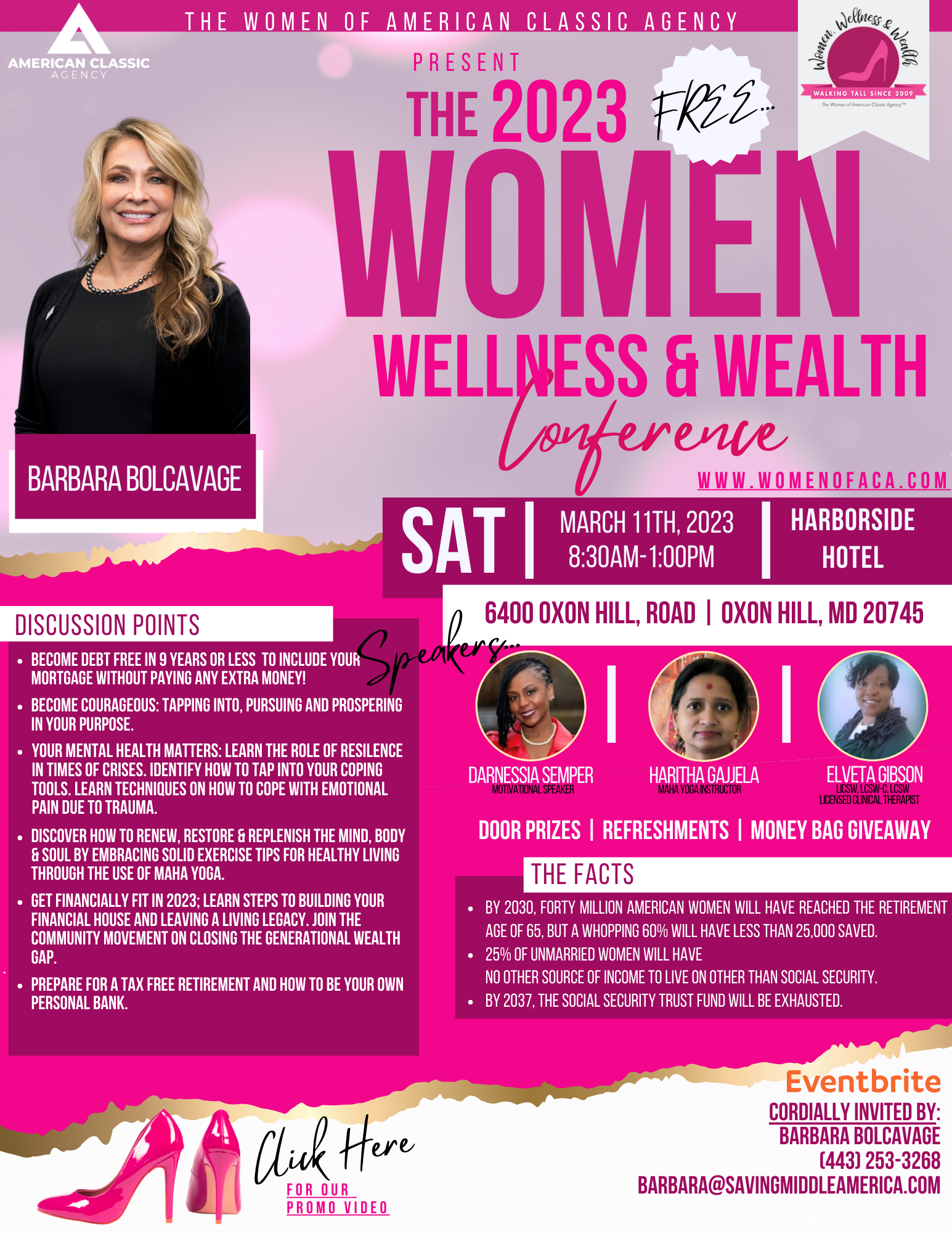 Women, Wellness, and Wealth Conference
